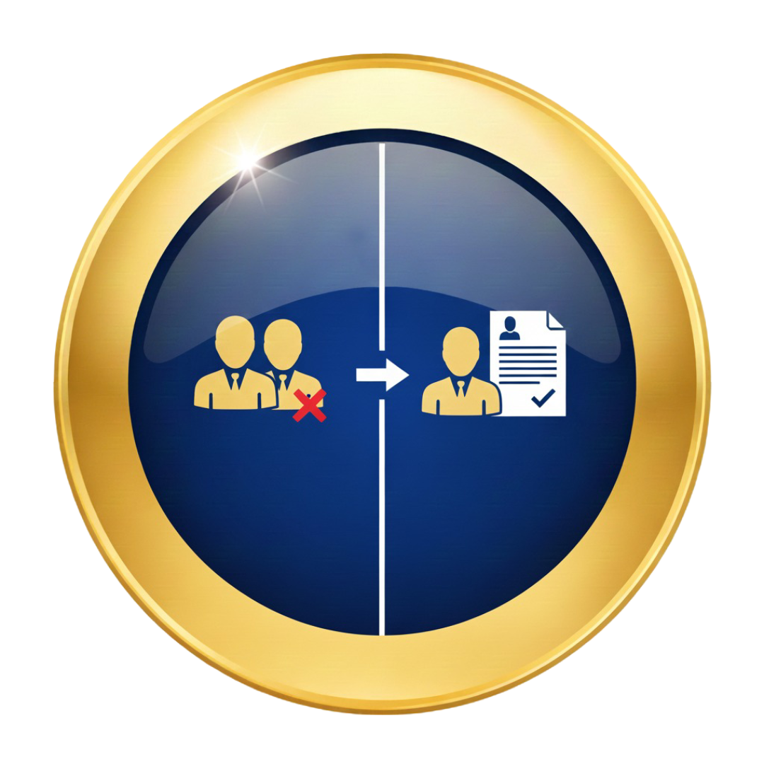 Name deletion services for joint holder removal