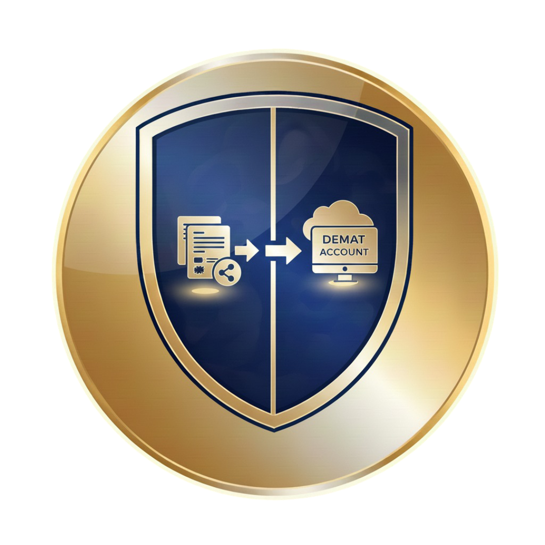 Physical shares to demat conversion services